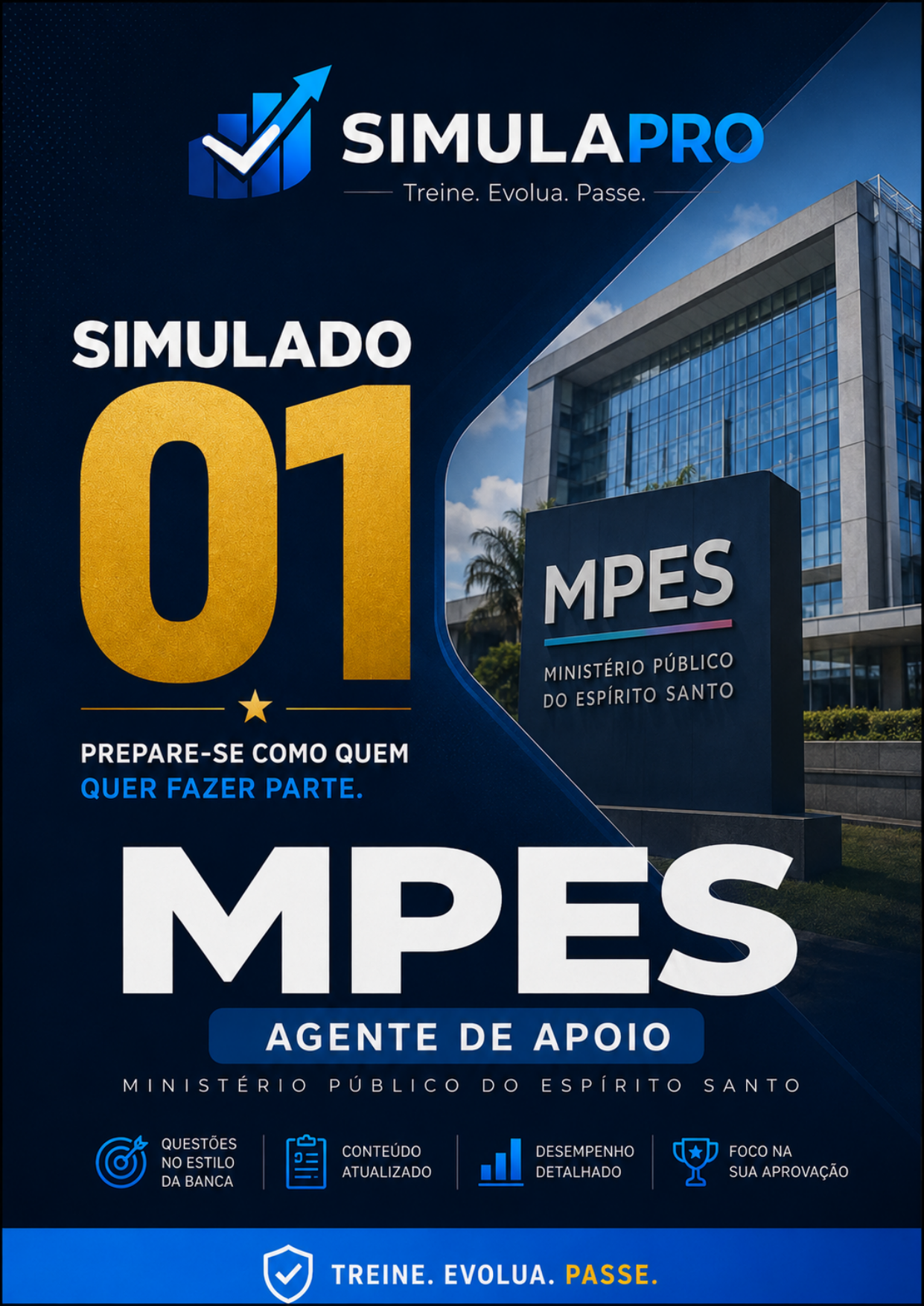 Capa dos simulados MPES